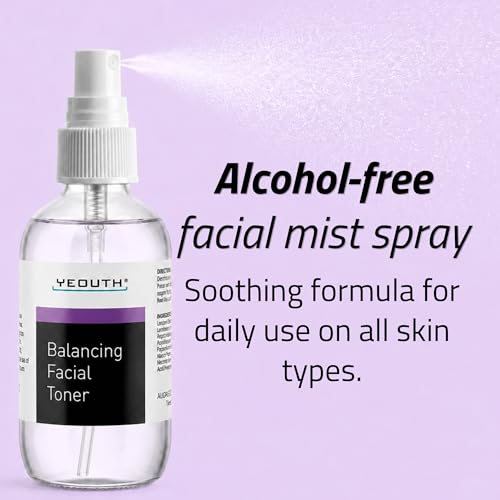 YEOUTH Balancing Alcohol Free Toner for Calm and Refreshed-Looking Skin 3.4 Fl Oz (Pack of 1)