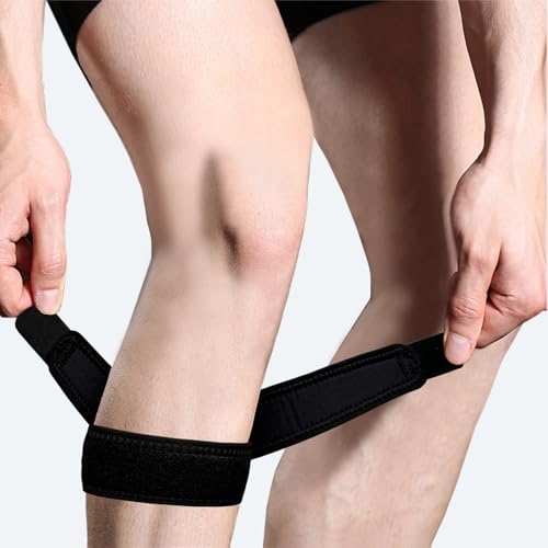 Elastic Lower Leg Compression Support Strap band, Calf Shin Splint Guard for Men and Women, Shin Splint for Stabilising Ligament, Joint Pain Relief, Fitness, Running, Basketball, Weightlifting,Climbing, Adjustable Black