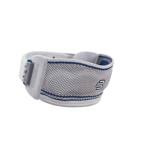 Bauerfeind - GenuPoint - Knee Strap - Support Patella & Patellar Tendon Relief for Runners, Jumpers Knee & Shin Splints, Fits Under the Kneecap 2 Titanium