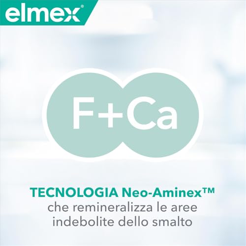 elmex Collutorio Sensitive 1 Flacone da 400ml I Protezione Extra dai Denti Sensibili e Dalla Carie Radicolare I Con fluoruro amminico