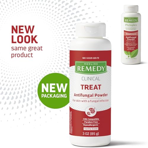 Medline Remedy Antifungal Powder, Phytoplex, 3 oz (Pack of 1)