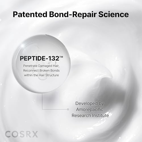COSRX PEPTIDE 132 Hair Bonding Shampoo, Dandruff Scalp Care, 6.76 fl oz 6.76 Fl Oz (Pack of 1)