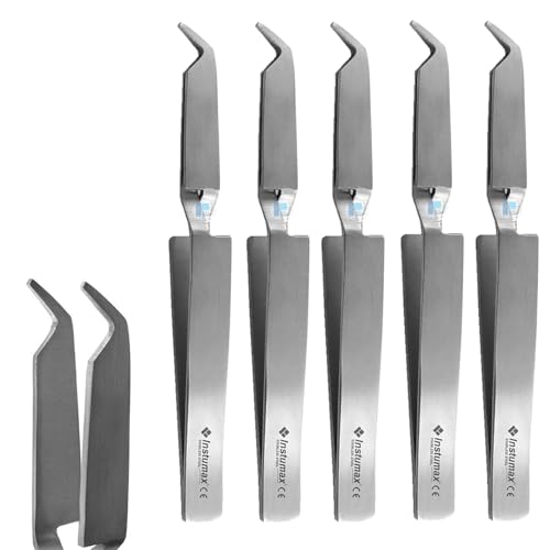 Orthodontic Braket Tweezers Set 5-Piece | Premium Stainless Steel Bracket Placement Tools | Precise Orthodontic Instrument for Accurate Tube & Bracket Positioning