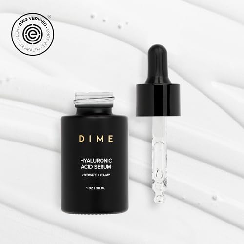 DIME Beauty Hyaluronic Acid Serum - Face Serum, 1 oz 1 Ounce (Pack of 1)