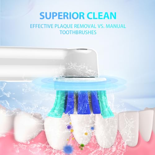 NEDIFON Replacement Toothbrush Heads Compatible with Oral-B Electric Toothbrush, 16 Pack Individually Sealed Electric Toothbrush Refills for Pro 1000/3000/5000/7000/8000/9600 1 Count (Pack of 16)