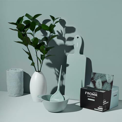 Fromm Color Studio Medium Weight Pop Up Hair Foil in Palms Leaves Pattern, 5" x 11" Embossed Aluminum Foil Sheets, Hair Foils for Highlighting and Coloring - 500 Foil Sheets Palm Leaves Pattern 1 Count (Pack of 500)