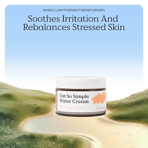 KraveBeauty Oat So Simple Water Cream for Dry, Sensitive Skin, 80 mL 2.71 Ounce (Pack of 1)