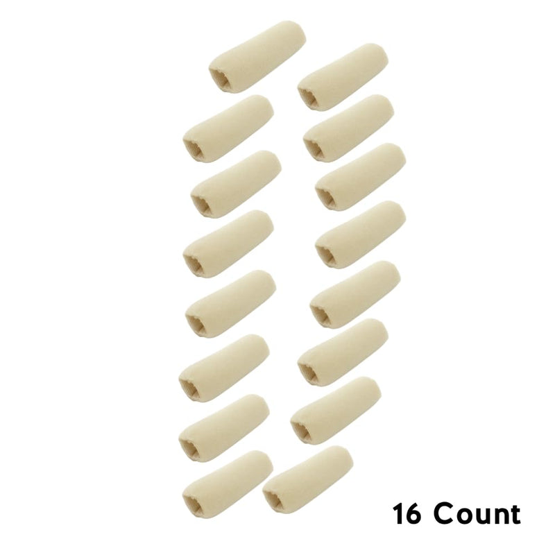 Dr. Jill's Foot Pads, Y2050, Tubefoam, 3 Inch Pieces, 16 Count, Size Small, 5/8"