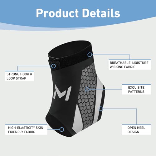 Ankle Brace for Men & Women, Grey, 1 Pc