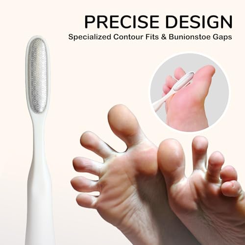 HANMU Dual-Sided Foot File & Toe Callus Remover Set - Durable Foot Scrubber