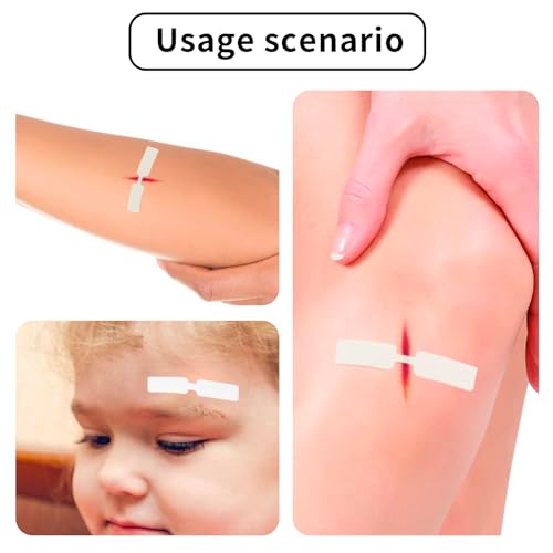 120PCs Waterproof Butterfly Adhesive Closure Strips Wound Bandages