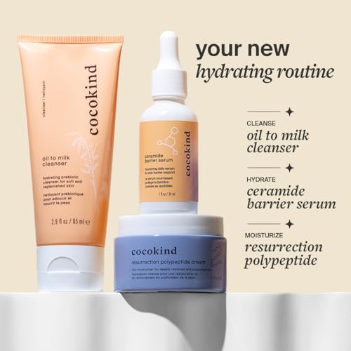 Cocokind Ceramide Barrier Serum, More Hydrating Than Hyaluronic Acid, Serum to Reduce Dryness, All Skin Types including Sensitive Skin, Fragrance Free, Cruelty Free, 1 fl oz 1 Fl Oz (Pack of 1)