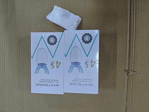 2 Pack U Shaped Automatic Toothbrush Ultrasonic Toothbrush, No Base