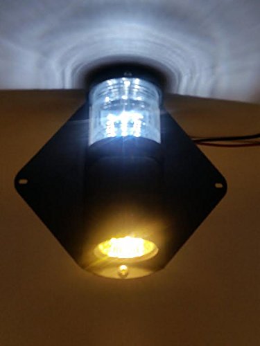 Pactrade Marine Waterproof LED Combo Masthead And Deck Light Vertical Mount For Sailboat Boats Up To 12M, G4 Type Bulb and LED Type - BeesActive Australia