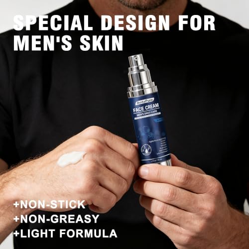 6-in-1 Face Cream for Men – Daily Hydrating Moisturizer for Age Defense