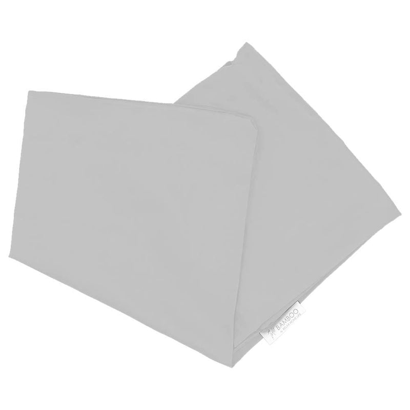 Wedge Pillowcase Designed to Fit Our 7.5" Bed Wedge 25" W x 26" L x 7.5" H, Allergy Friendly 100% Egyptian Cotton Replacement Cover, Fits Most Sleeping Wedges Up to 27" W x 27" L x 8H Light Gray - BeesActive Australia