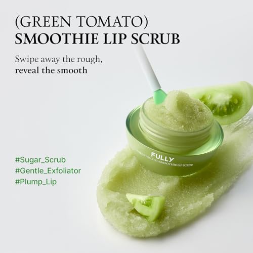 FULLY Lip Balm and Scrub Duo Stocking Stuffers Gifts, Long Lasting Korean Lip Care, Intense Hydrated Lip Set for Dry, Flaky and Chapped Lips, Exfoliate & Moisturize