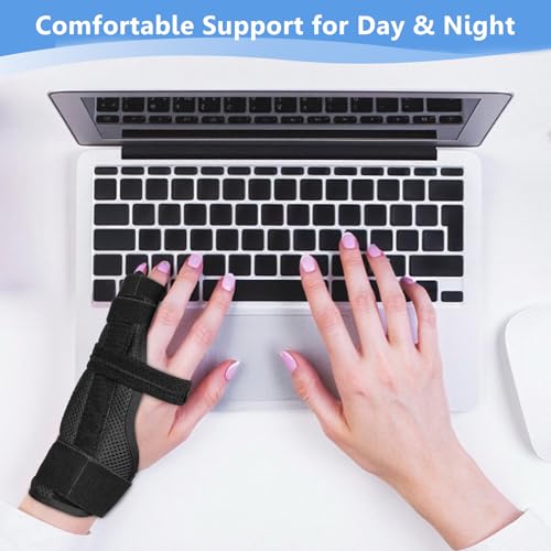 Pinky Finger Splint for Broken Trigger Finger Arthritis Pain Relief, M Medium