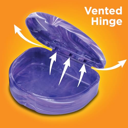 Marble Retainer Cases with Labels, Assorted Colors, 24 Pack Marble