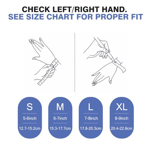 kefit Thumb Brace Thumb Spica Splint for Arthritis, De Quervain's Tenosynovitis, Tendinitis & Trigger Thumb Pain Relief, Breathable Lightweight, Night Support Stabilizer for Right Hand, Large