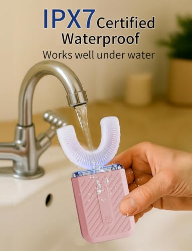 U-Shaped Electric Toothbrush with IPX7 Waterproof