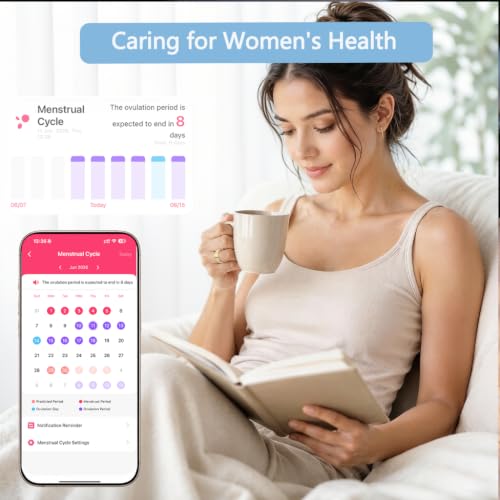 Smart Ring for Women Men,Health Fitness Sleep Tracker Silver 10