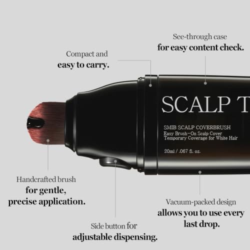 SMIB Scalp Tint Brush – Waterproof & Sweatproof 0.67fl oz (Black)