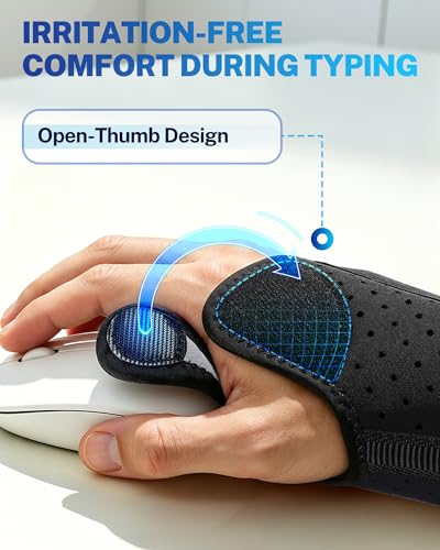 Carpal Tunnel Wrist Brace, Dial Adjustment for Easy Wearing S/M Right