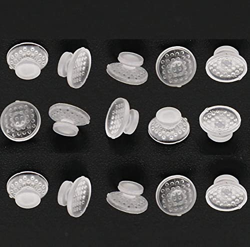 10 Pcs Transparent Orthodontic Composite Lingual Buttons Dental Bondable Round Base