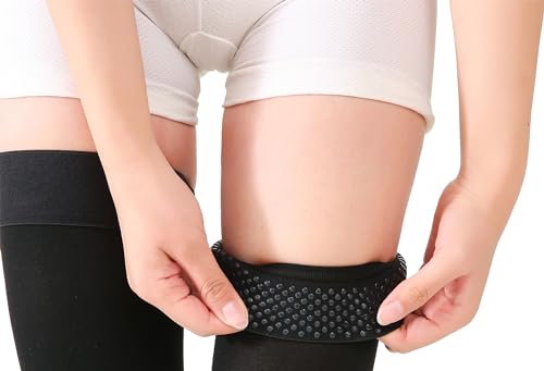 TOFLY 30-40mmHg Graduated Compression Stockings Thigh High Open Toe Pair 30-40mmhg Open-toe Black Medium