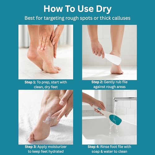 TRIM Nano Glass Foot File, Professional Callus Remover & Pedicure Tool