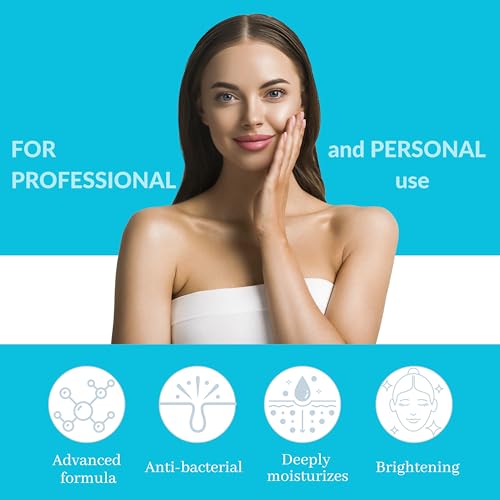 BRÜUN Aqua Facial Serums for Face Cleansing – A Pack of 400ml 3 Aqua Peeling Solution AS1, SA2, and AO3 –Skin Care Solution for Vacuum face Cleaning Jet for Home and Spa