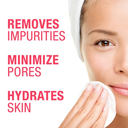 Dr. Saymans Alcohol-Free Facial Toner with Witch Hazel, Rosewater & Rice Protein, Removes Impurities & Hydrates Your Face, 9 oz
