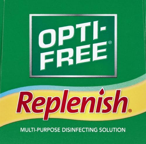 Opti-Free Replenish Multi-Purpose Disinfecting Solution With Lens Case, 10 Fl Oz Transparent 10 Fl Oz (Pack of 1) - BeesActive Australia