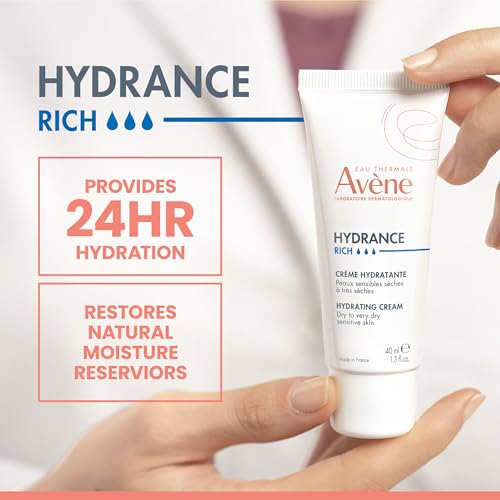 Avène Hydrance Rich Hydrating Cream, 1.3 fl. oz. 1.3 Ounce (Pack of 1)