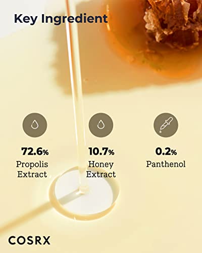 COSRX 72% Propolis Honey Toner, 3X Increase in Moisture Level, 5.07 fl.oz 5.07 fl.oz (Pack of 1)