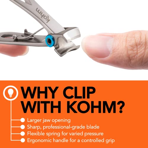 Nail Clippers Set for Thick Nails, Ingrown Toe Nail Clippers for Thick Nails, Professional Pedicure Clippers Toenail Cutters for Men, Women, Seniors
