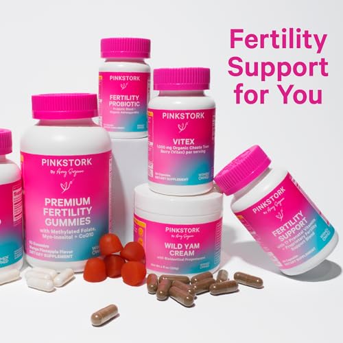 Pink Stork Fertility Supplement for Women + Probiotics for Conception