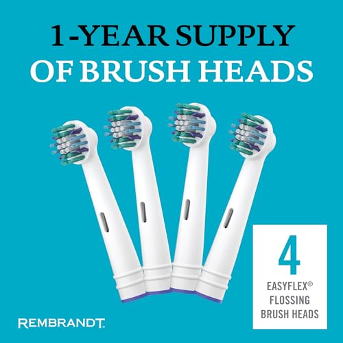 REMBRANDT Rechargeable Toothbrush + 4 EasyFlex Brush Heads