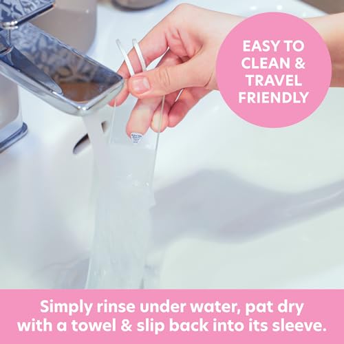 Bona Fide Beauty Czech Glass Foot File with Protective Sleeve (Clear rasp) Clear 1 Count (Pack of 1)