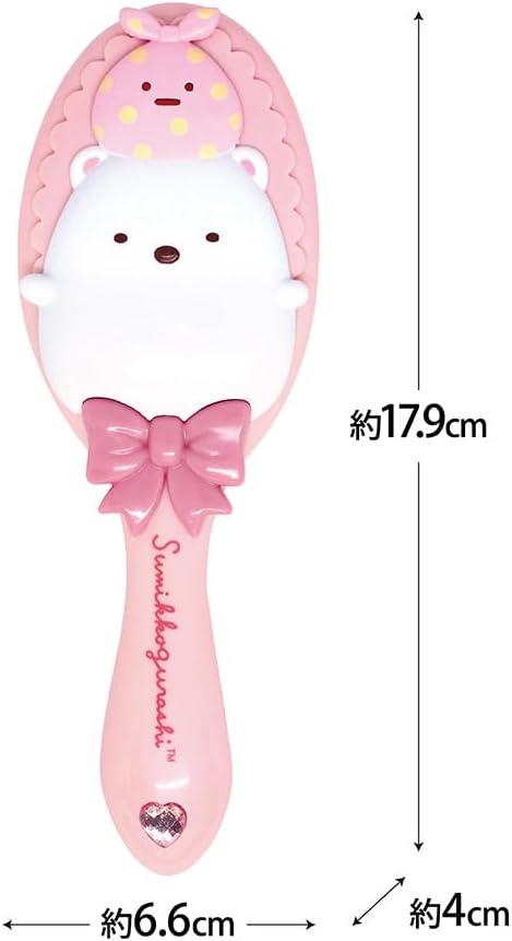 Morimoto Sumikko Gurashi Die-Cut Hair Brush, White Bear - BeesActive Australia