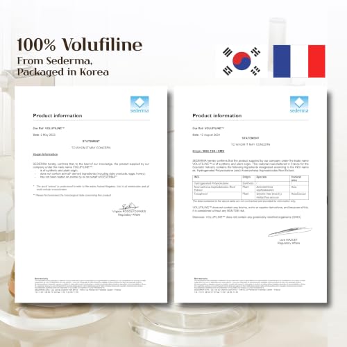 CELDYQUE 100% Pure Volufiline Concentrate Serum 2ea - Skin Firming Solution & Clinically Proven | Anti-Wrinkle, Enhances Facial Contours, Boosts Collagen for Sagging Mature Skin Korean Skincare Volufiline 2ea