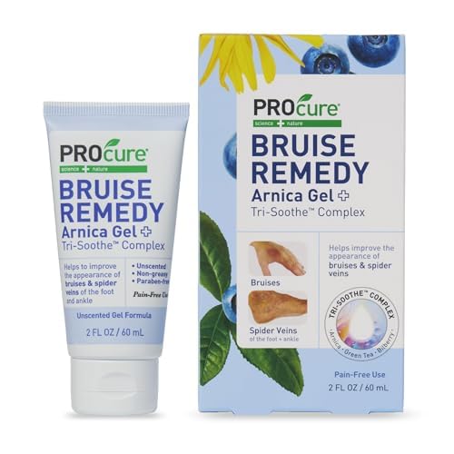 PROcure Arnica & MSM Bruise Remedy Gel for Bruises and Spider Veins