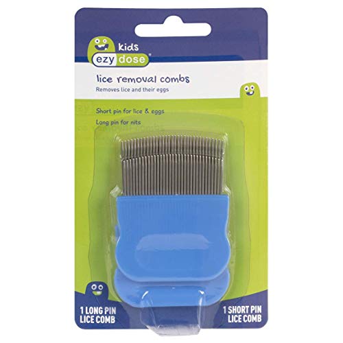 Nix Lice & Bedbug Killing Spray for Home, Bedding & Furniture and Ezy Dose Kids Lice and Eggs Comb Pack of 2 (Short/Long)