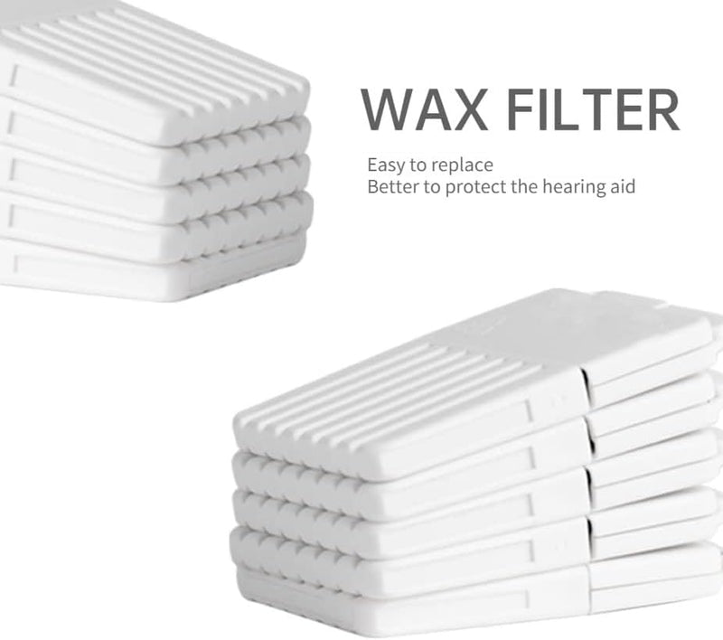 Nanocare Hearing Aid Wax Guards – Replacement Wax Traps & Filters, Compatible with Phonak, Unitron, Widex, Signia, and Oticon Hearing Aids, 10 Pack (80 Pieces) 10 Pack (80 Pieces)