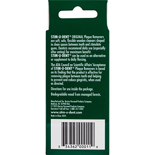 STIM-U-DENT Plaque Removers, Value Pack, Mint, 8 pk 25 ea (Pack of 6)