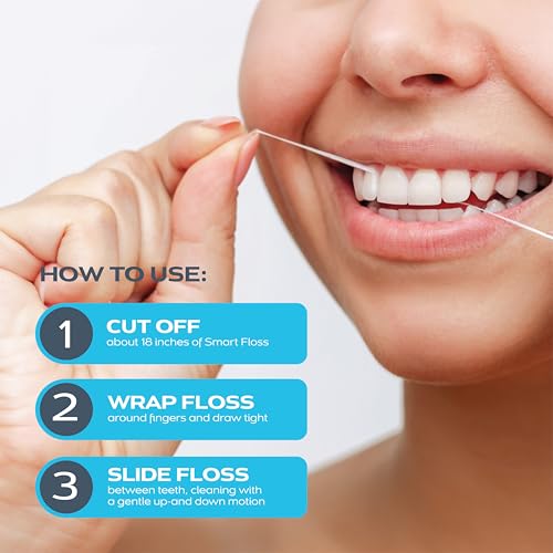 DrTung's Vegan Activated Charcoal Floss - Lemongrass Flavor - Pack of 6 90 Foot (Pack of 6)