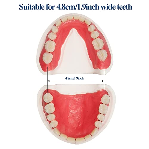 Healthyare Denture Do it Yourself Full Set of Top and Bottom Fake Teeth for Improve Smile