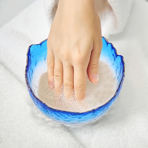 BESPORTBLE Nail Soaking Bowl Manicure Bowl for Gel Polish Removal and Cuticle Softening Nail Art Supplies for Home Diy Salon Use 5.00 X 5.00 X 2.04In 1 Pc