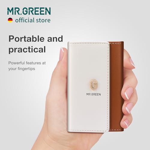 MR.GREEN Colorful Manicure Set Practical Pedicure Kits Nail Clippers Personal Care Tools Facial Hair Scissors with Fashion Case (Mr-6685 Brown) Mr-6685 Brown